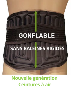 AIR LOMBAIRE® INTEGRALE: Ceinture lombaire gonflable 25cm