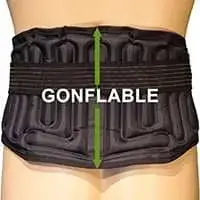 Ceinture lombaire gonflable pour soulager les douleurs L4-L5-S1